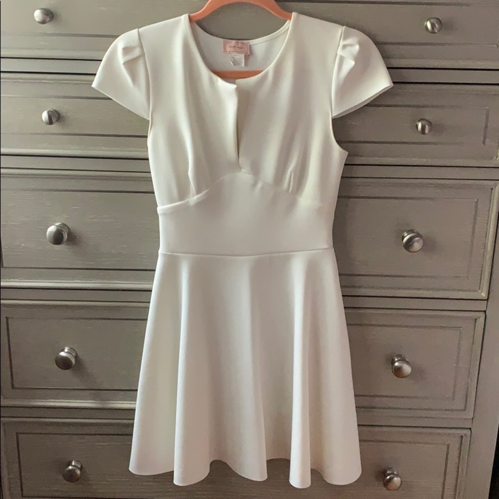 White Skater Dress